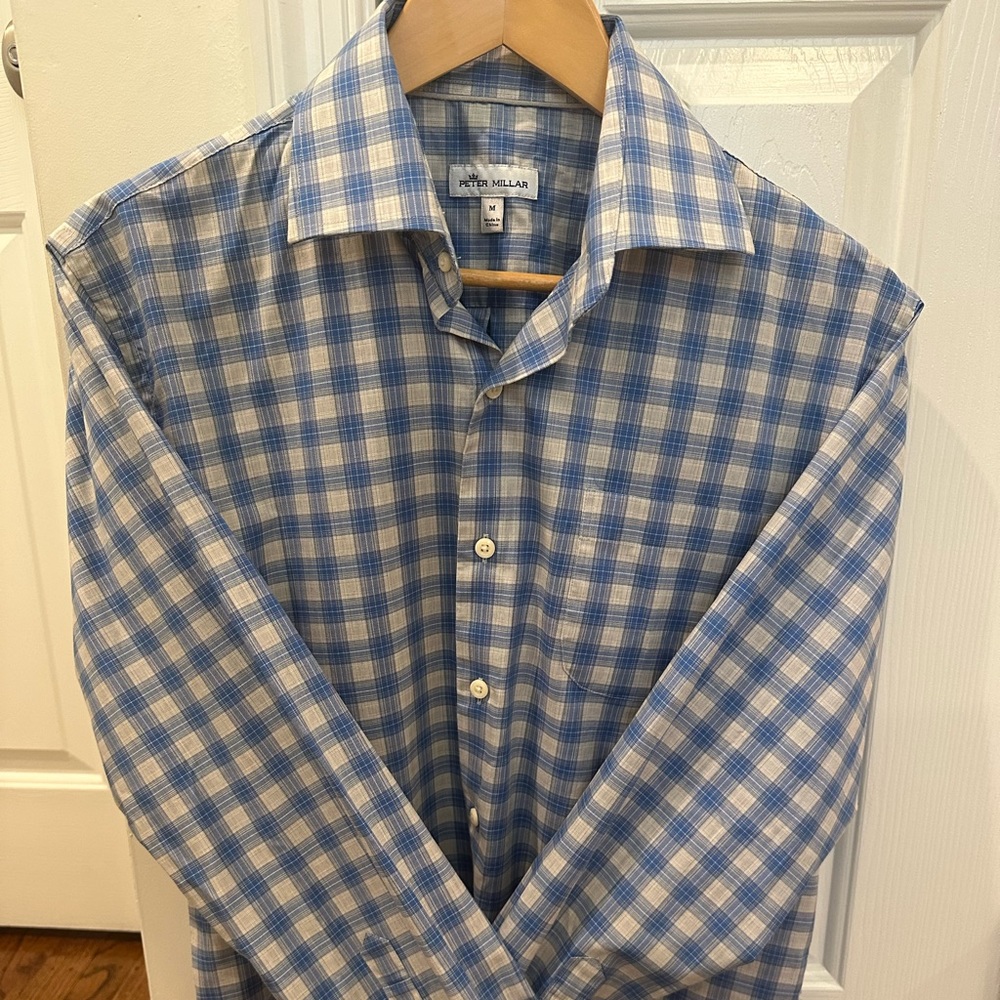 Peter Millar Button Down Size Medium - image 1